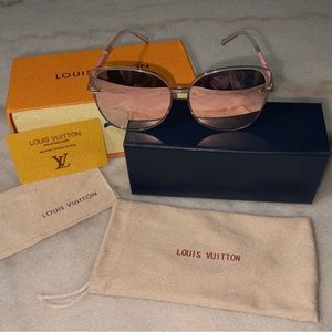 Pink Louis Vuitton Sunglasses